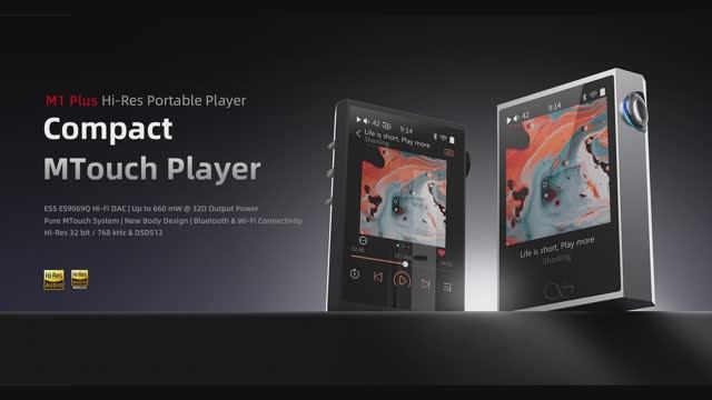 Shanling M1 Plus - портативный проигрыватель с системой Shanling MTouch. смотреть онлайн