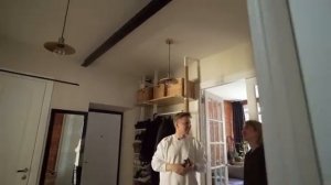 СТАЛИНКА НА ПРЕСНЕ  Ванная с окном  Кирпичная стена  Квартира Юлии Кемпель  Рум Тур