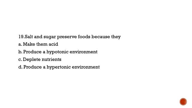 Microbiology MCQs For FSO Exam