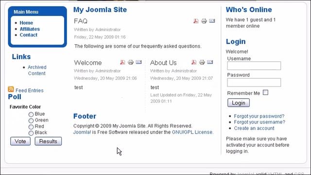 Joomla: How to Log In to Your New Account смотреть онлайн