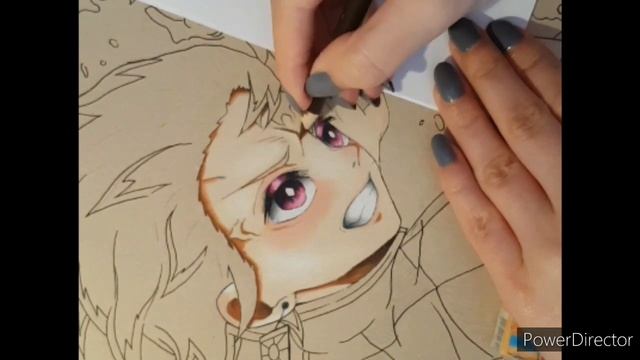 Drawing Tanjiro|Kimetsu no yaiba| - full timelapse video| PRISMACOLORS смотреть онлайн