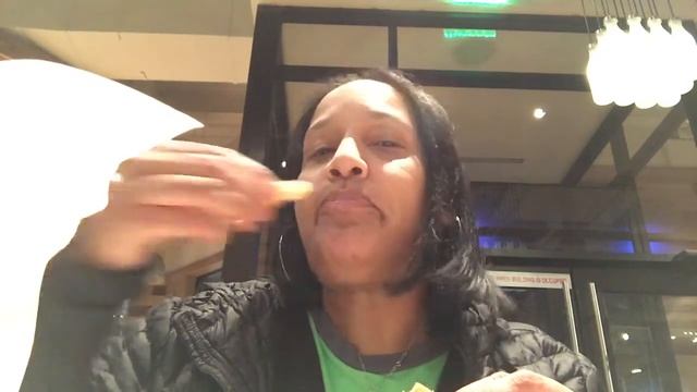 Mukbang- Eating A Burger With Truffle Fries