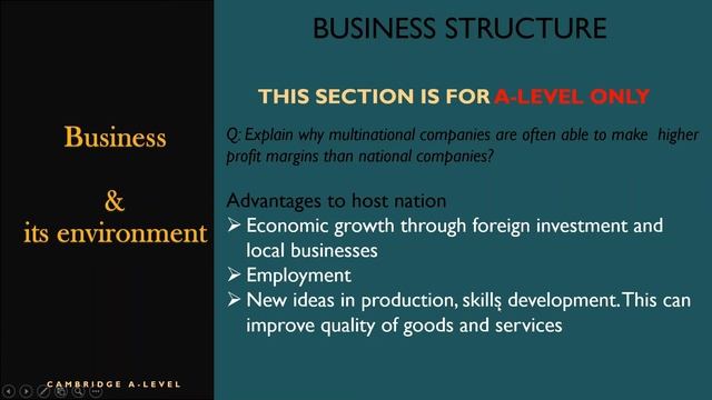 Cambridge AS and A-Level. Local, national, multinational businesses & International trading links смотреть онлайн