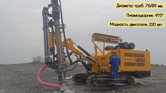 Автоматическая подача штанг, в буровом станке JK 690. JK DRILLING - премиальные буровые станки.