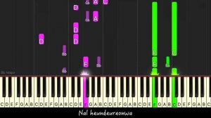 Fatal Trouble by Enhypen synthesia piano tutorial + sheet music & lyrics