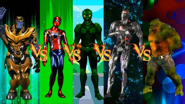 THANOS DANCE 4k vs SPIDER-MAN 4k vs GREEN GOBLIN vs ULTRON vs HULK ABOMINAT : CHALLENGE DANCE FUNNY смотреть онлайн