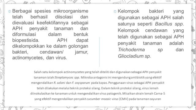 REVIEW: MEMAKSIMALKAN POTENSI BIOPESTISIDA MIKROBA ANTAGONIS SEBAGAI PENGENDALIAN PENYAKIT