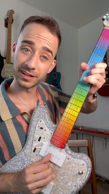 Guitar lesson on vibrato! #shorts смотреть онлайн