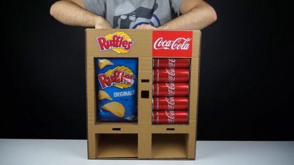 How to Make Chips Vending Machine and Coca Cola Fountain Machine