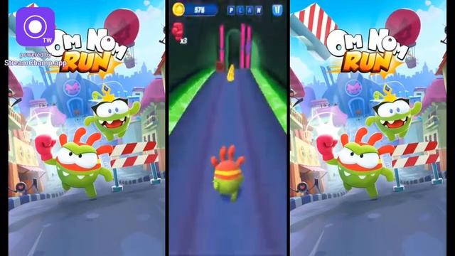 🔴Om Nom:Run - Walkthrough Gameplay By Spidyiscrazy Live смотреть онлайн