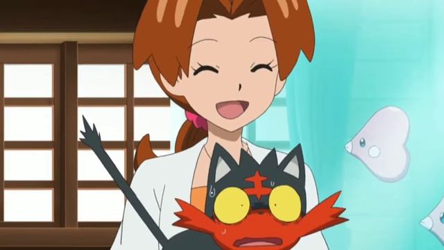 Ash's mom carried Litten смотреть онлайн