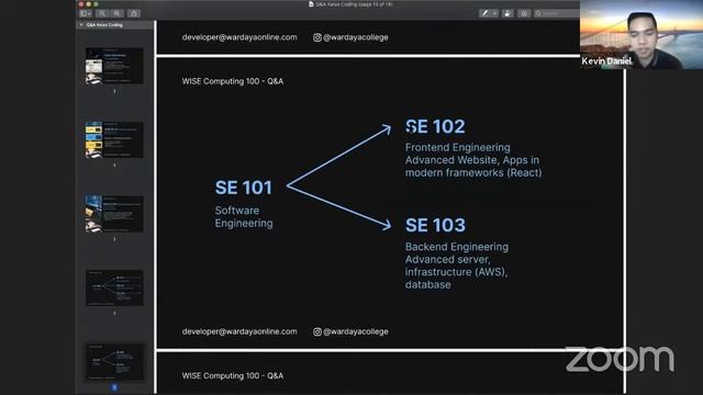 Q&A Kelas Coding - Wardaya College смотреть онлайн