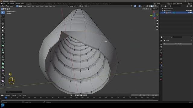 Model A Screw In Blender (Screw Modifier)