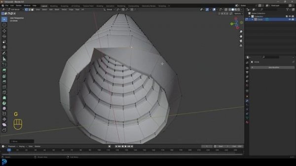 Model A Screw In Blender (Screw Modifier)