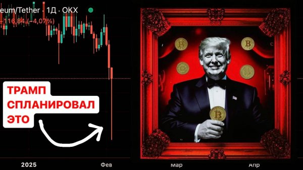 Трамп скупает крипту за бесценок! ЧТО ДЕЛАТЬ СЕЙЧАС?