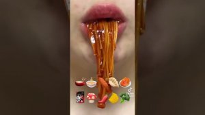 асмр еда со смайликами