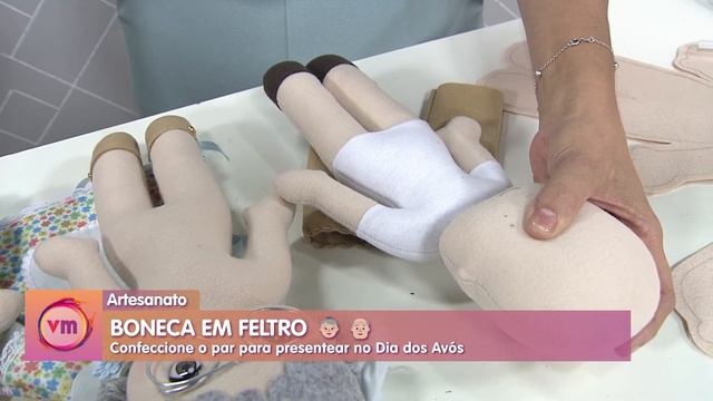 Aprenda a fazer uma linda boneca em feltro com a artesã Lana Alves – 26/07/24 смотреть онлайн