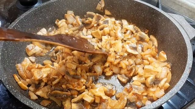 Картошка с шампиньонами смотреть онлайн