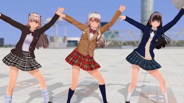 4K推進 ダンス（4K dance）COM3D2「好き！雪！本気マジック」ブレザー制服バリエーション смотреть онлайн