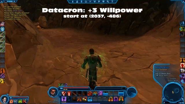 SWTOR Datacron Locations - Tatooine (Sith Empire)
