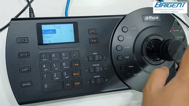 DAHUA - TOUR SETTING DAHUA PTZ USING NKB1000 CONTROLLER