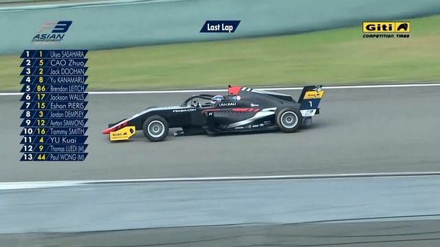2019 F3 Asian Championship Shanghai Round 4 Race 11 смотреть онлайн