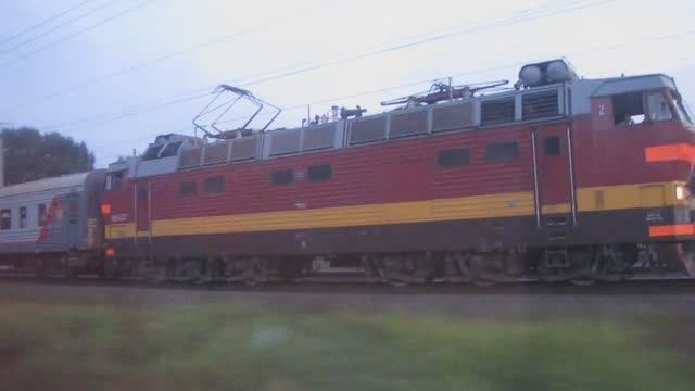 Вологда. Пассажирский поезд параллельным курсом смотреть онлайн