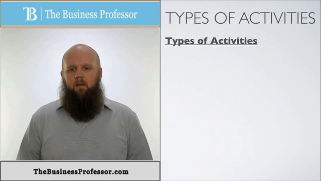 Types of Activities - Activity Based Costing (Accounting) смотреть онлайн