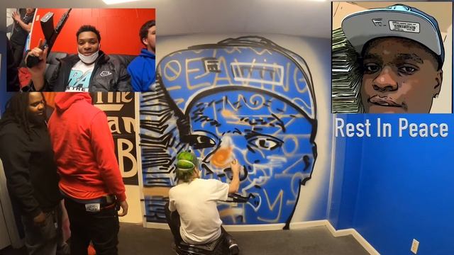 Graffiti tv - face portrait - spray paint смотреть онлайн