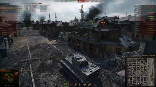 E 50  13 фрагов,  10000 урона. Сталинград – Стандартный бой. (WOT 0.9.6 Full HD)