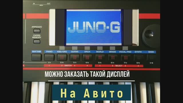 Варианты цветового оформления дисплея Juno-G смотреть онлайн