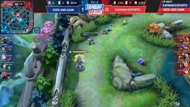 KAYMAN ESPORTS VS SEEK AND GANK MAIN (RND 2) TAMBAY LEAGUE 10 GAME#4 2021 06 30 14 28 36 смотреть онлайн