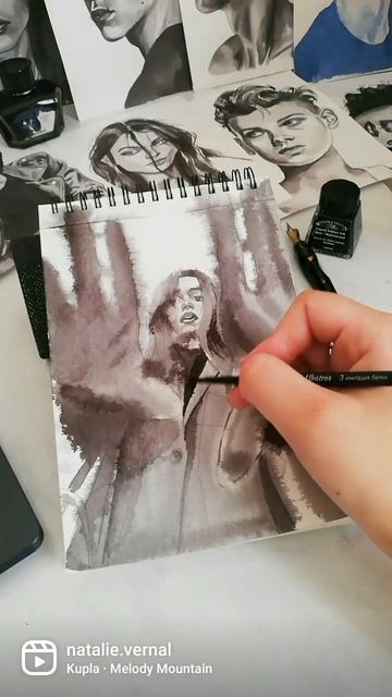 1. #инктобер2022 #инктябрь #тушь #традишка #перо #inktober #inktober2022 #ideas #ink #artist смотреть онлайн
