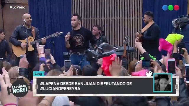 Luciano Pereyra canta "Quédate conmigo" - La Peña de Morfi 2019 смотреть онлайн