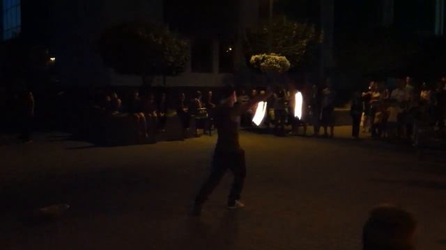 Шоу огней, г Бровары (Fire Show In Brovary, Ukraine)