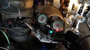 Kawasaki zr-7, как заводится