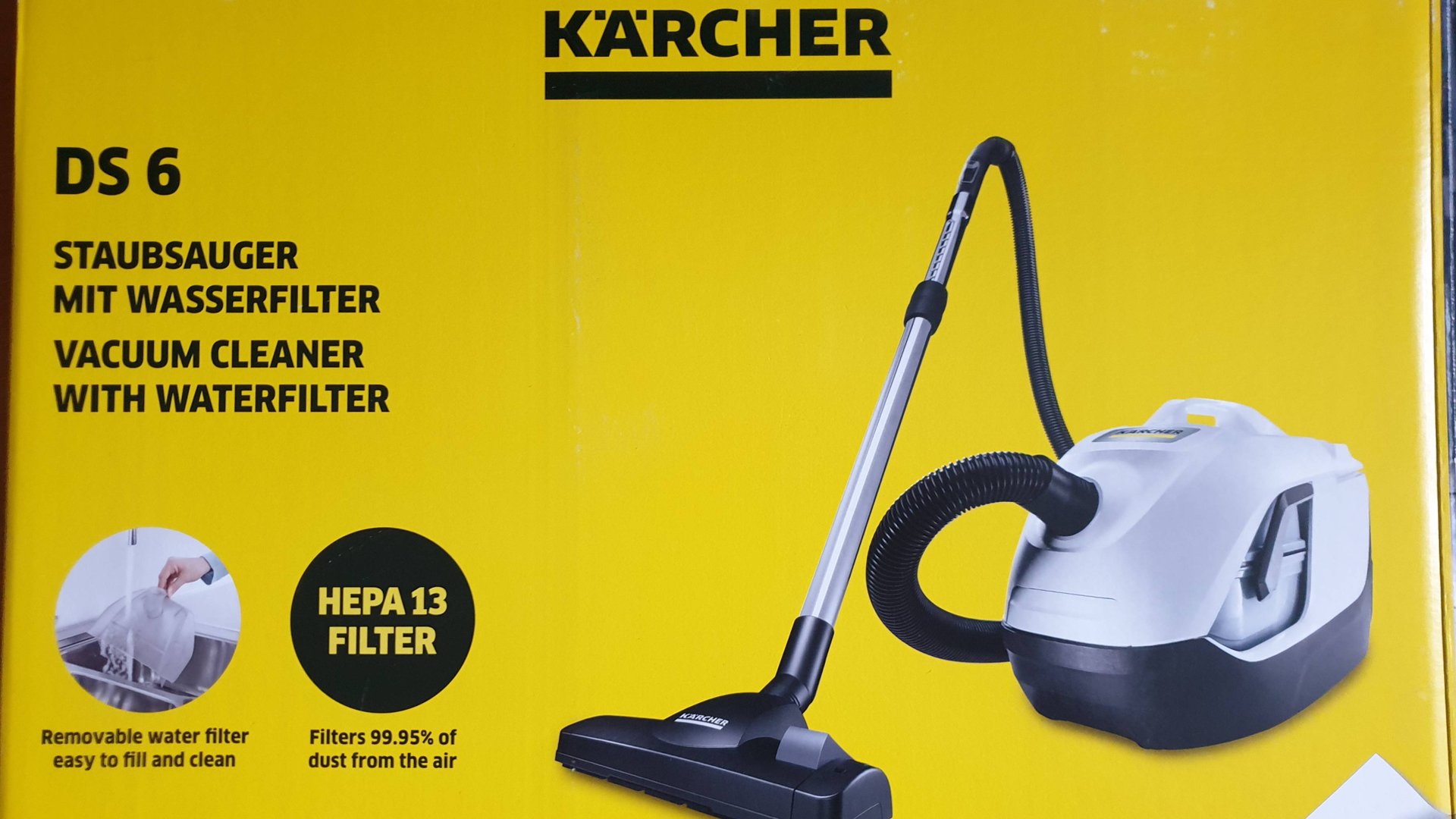 Обзор пылесоса с водяным фильтром Kärcher (Керхер) DS6