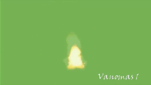 5 взрывов Футаж хромакей