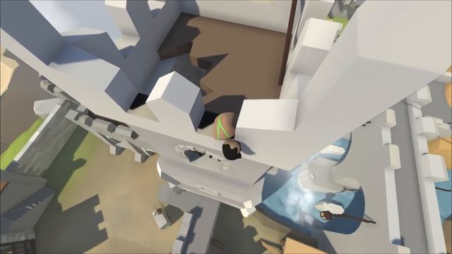 Две чайки играют в Human: Fall Flat смотреть онлайн