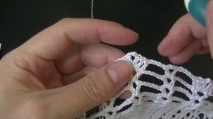 Скатерть  простая для начинающих. Часть 2.