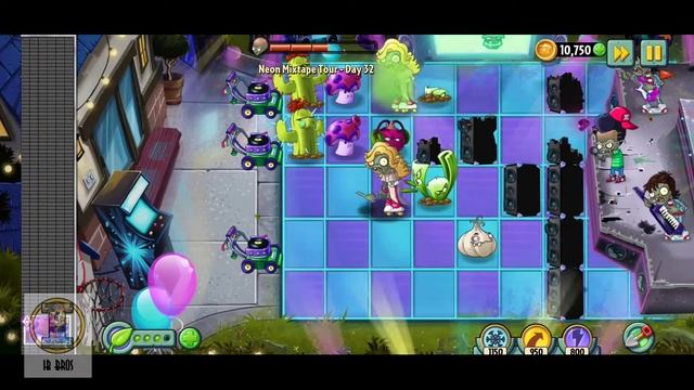 Dr. Zomboss - Boss Level 7 - Neon Mixtape Tour - Plants vs Zombies 2 смотреть онлайн