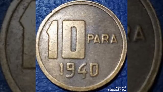 1940 Turkey & Error 10 para,coin value and price rare . смотреть онлайн