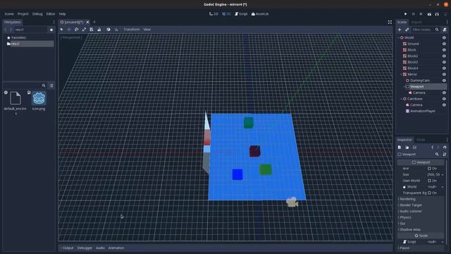 How to make a mirror in Godot смотреть онлайн