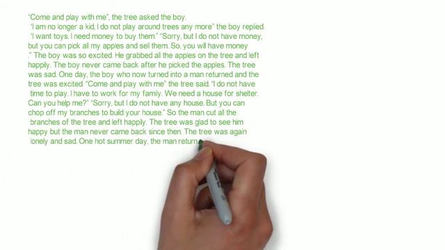 The Boy And The Apple Tree | A Heart Touching Story!|Respect Our Parents/Beautiful Quotes, Stories