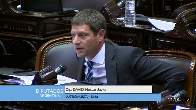 Diputado David Néstor Javier - Sesión 19-04-2017 смотреть онлайн