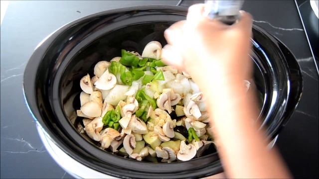 VERDURA A LAS HIERBAS PROVENZALES / VEGETABLES WITH PROVENCAL HERBS / CROCKPOT