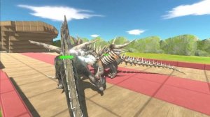 Triceratops of Evolution VS T Rex of Evolution - Animal Revolt Battle Simulator