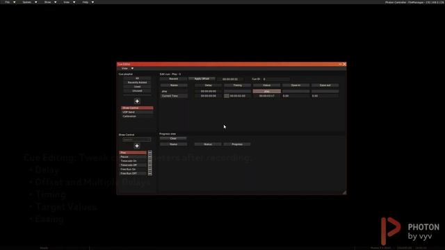 Photon - Module Overview - Cue Editor смотреть онлайн