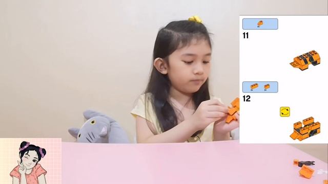 Let's Create a Tiger with Lego! Classic Lego смотреть онлайн
