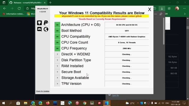 Windows 11 Better compatibility check tool Whynotwin11 will tell you what is missing смотреть онлайн